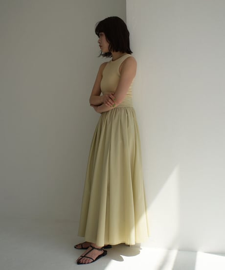 Nylon Flare Skirt bo2000-80