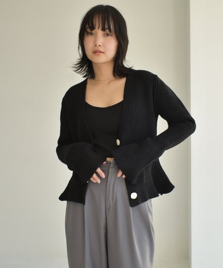Peplum Knit Cardigan t1911-133