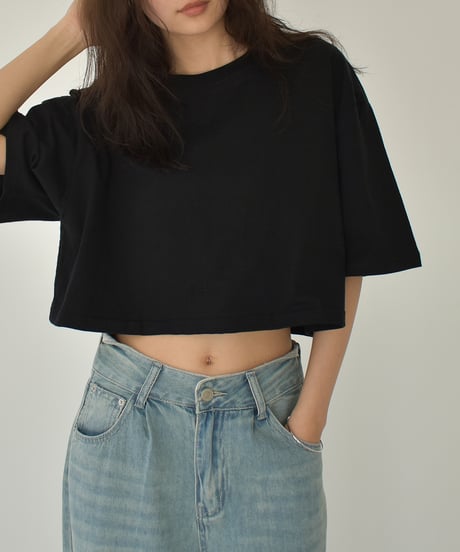 Short Wide Silhouette Tshirt t1911-388