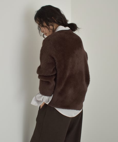 Shaggy Knit Pullover t1911-490