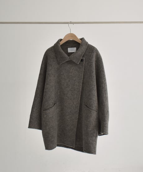 Stand Collar Midi Wool Coat c1911-61