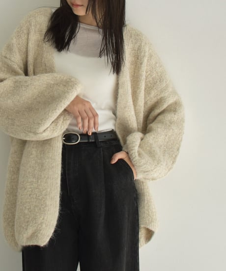 Volume Sleeve Knit Cardigan t1911-339