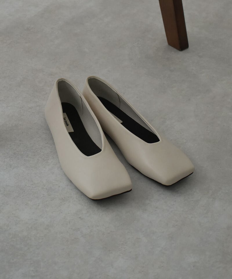 ohotoro Square Ballet Pumps（24cm） Square Toe Ballet Shoes s1912-24 | cizatto