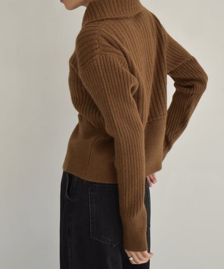 Polo Rib Knit Cardigan