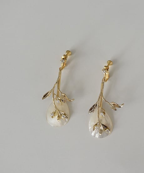 Shell Leaf Earring a2020-03