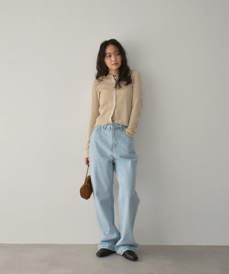 Linen Blend Camisole Set Cardigan t1911-433
