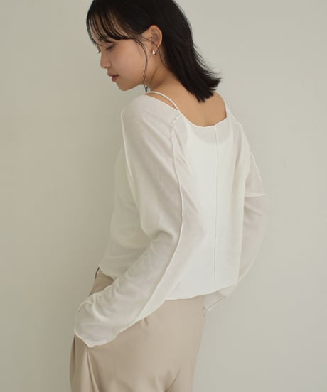 Cropped Sheer Tops t1911-250