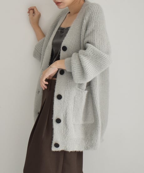 Shaggy Knit Cardigan t1911-310