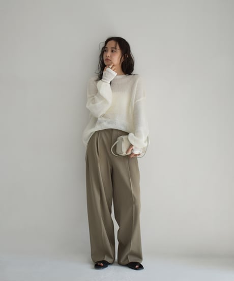 Finger Hole Sheer Tops t1911-343