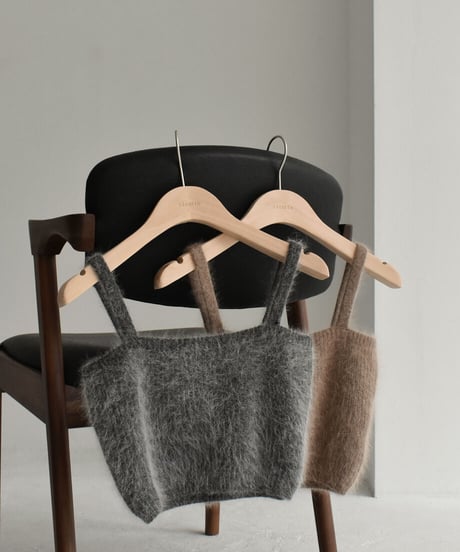 Angora Shaggy Knit Bustier t1911-229