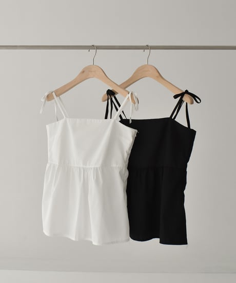Back Laceup Ribbon Camisole t1911-276
