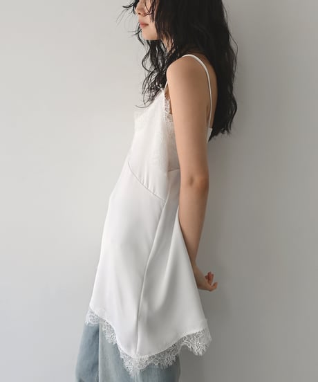 Asymmetry Lace Camisole t1911-529