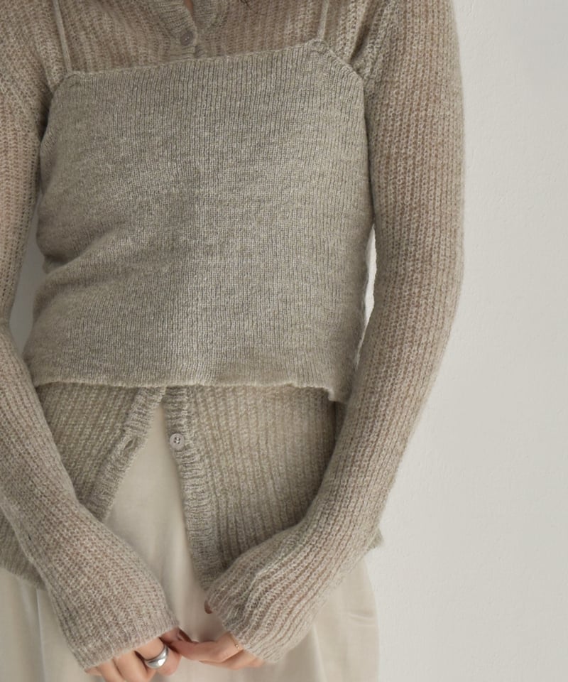 Pre Order】Greigeのみ11月上旬入荷分 予約販売 2piece Sheer K