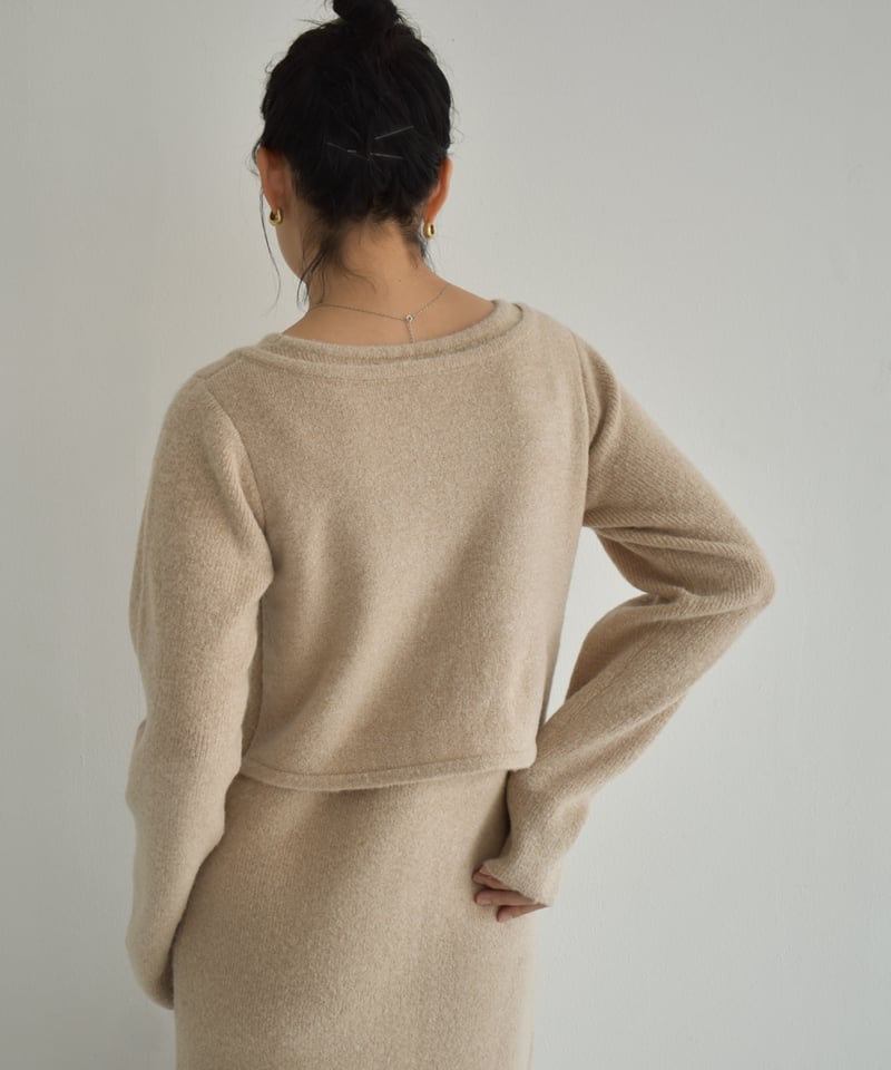 I Line Knit Onepiece | cizatto