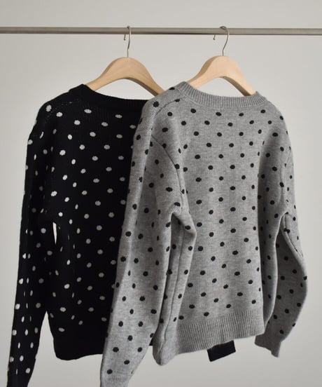 Dot Knit Cardigan t1911-573