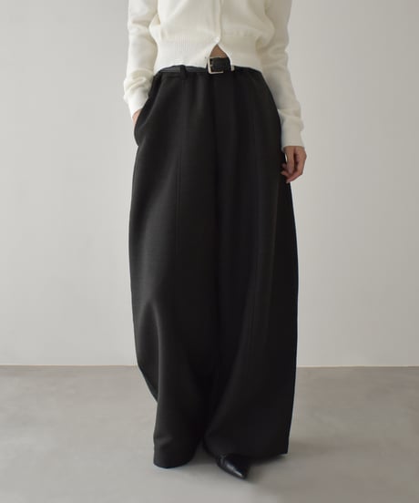 Highwaist Cocoon Silhouette Pants bo2000-178