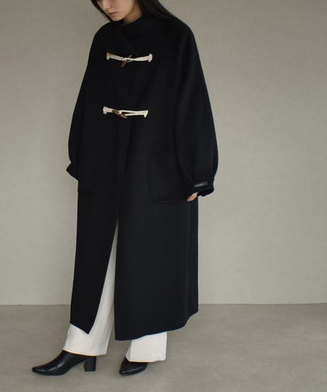 Volume Sleeve Duffel Coat (Black) c1911-24