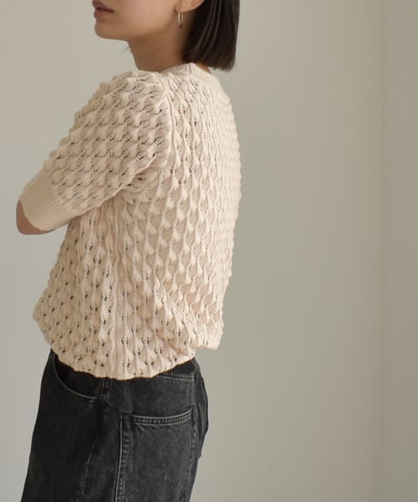 Short Sleeve Knit Tops t1911-216