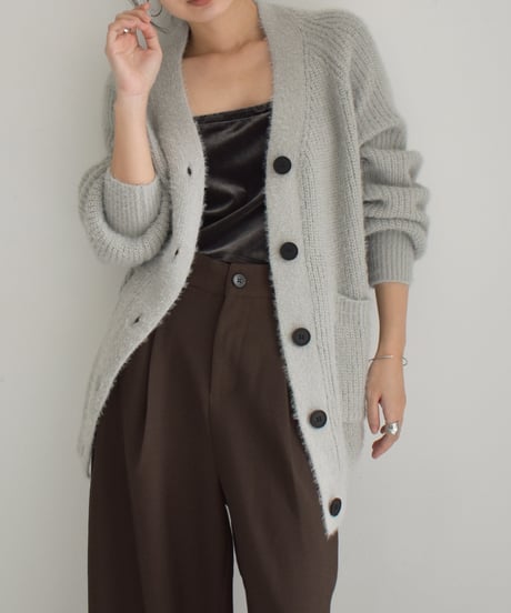 Shaggy Knit Cardigan t1911-310