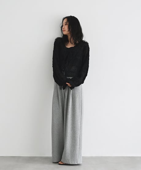 Dot Sheer Ribbon Cardigan t1911-520