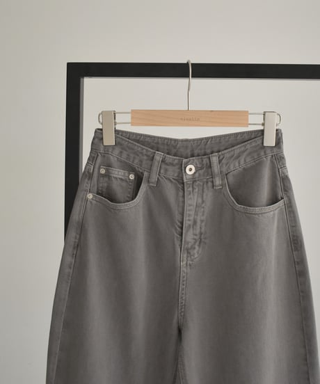 Straight Denim Pants（Greige）bo2000-147