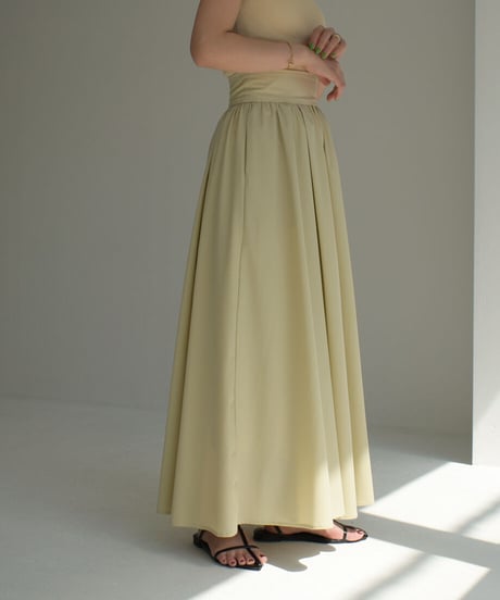 Nylon Flare Skirt bo2000-80