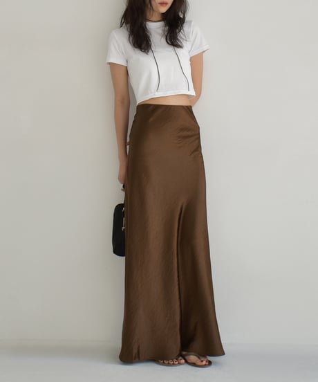 Satin Narrow Skirt bo2000-156