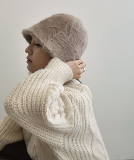 Angora Shaggy Hat h2000-4