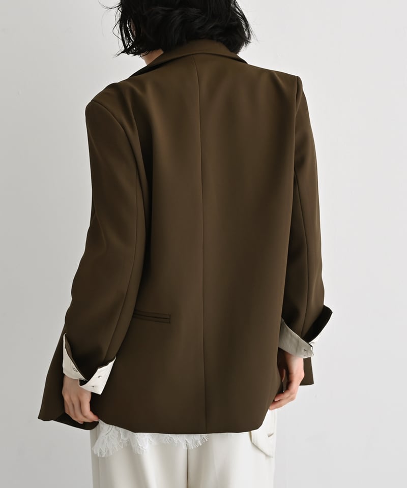 Loose Double Breasted Jacket t1911-254 | cizatto