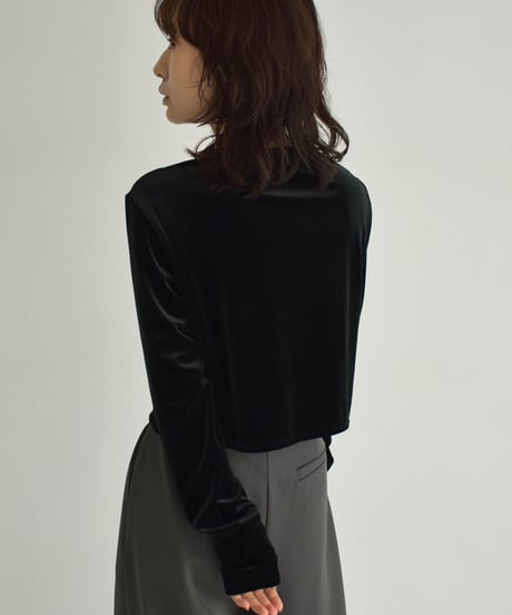 Velor Short Cardigan t1911-318
