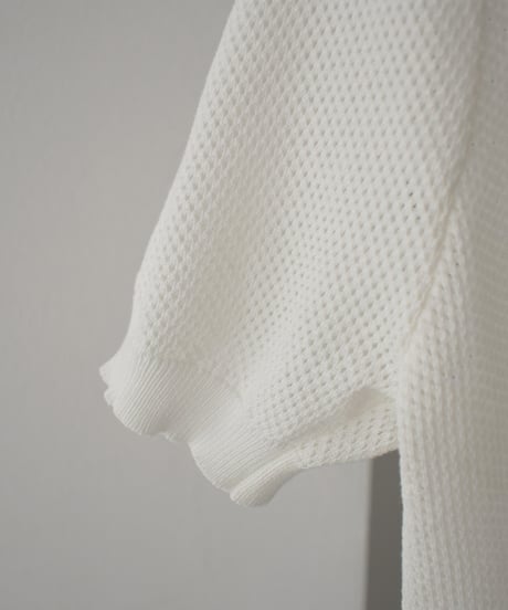 Half Sleeve Mesh Knit Cardigan t1911-387