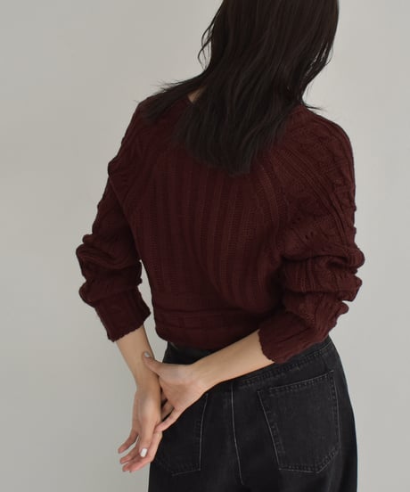 Vneck Short Knit t1911-326
