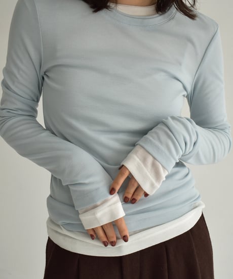 Long sleeve Sheer Tops t1911-444