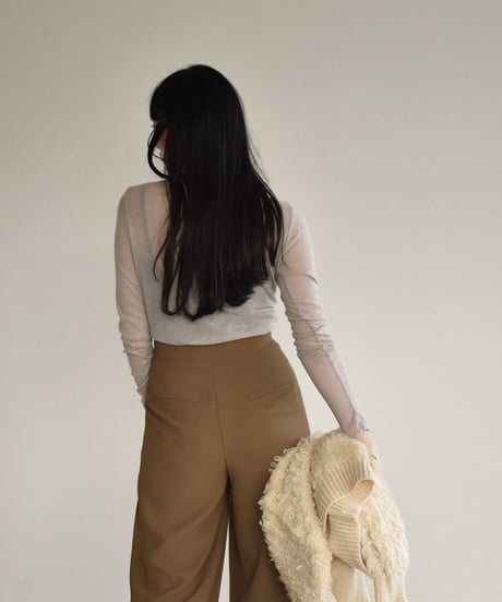 Centerseam Sheer Tops