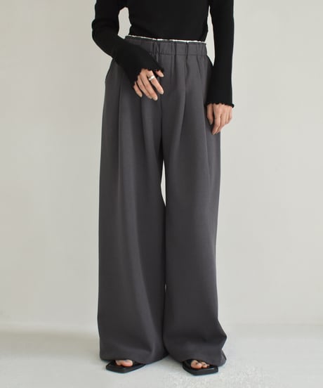 Double Waist Tuck Sweat Pants bo2000-146