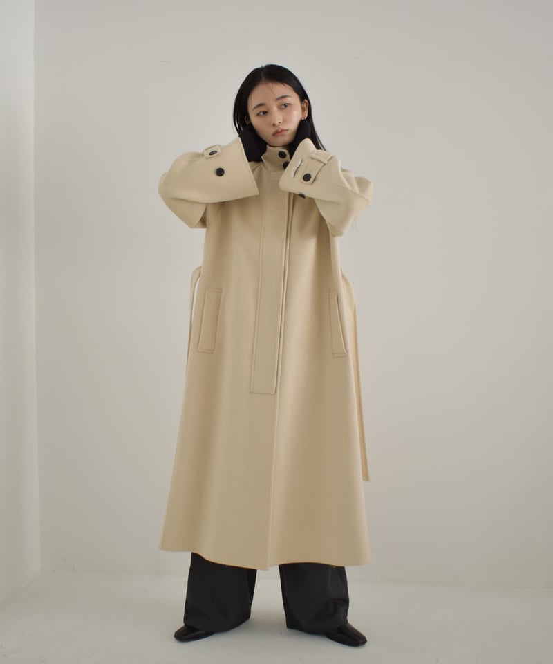Stand Collar Long Coat ⅽ1911-39 | cizatto Stand Collar Long Coat ⅽ1911-39 | cizatto