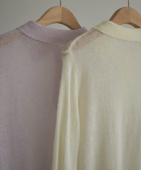Sheer Polo Knit Tops t1911-571