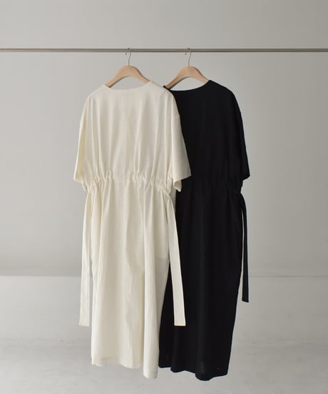 【STUDIO ENUL】Linen Gown Dress 400003