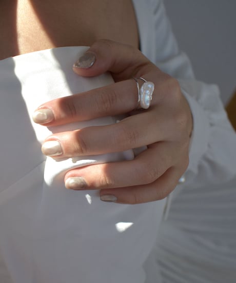 Freshwater Pearl Ring（Silver）r2020-01