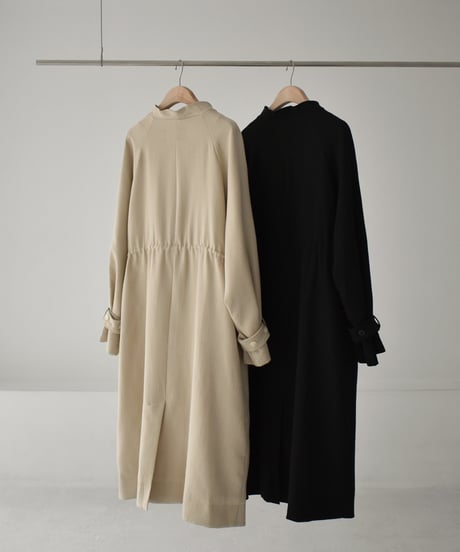 Drawstring Spring Long Coat c1911-46