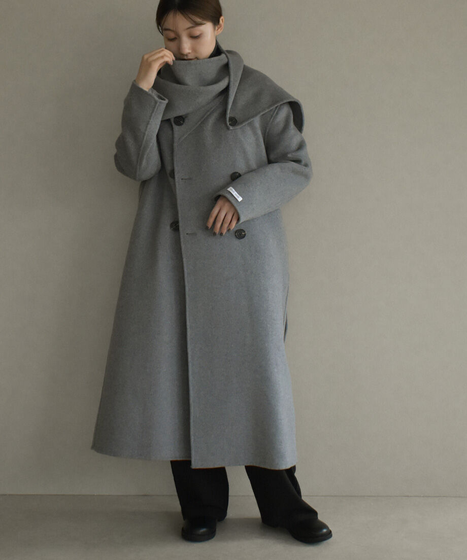 cizatto ロングコート Stole Wool Long Coat c1911-22 | cizatto