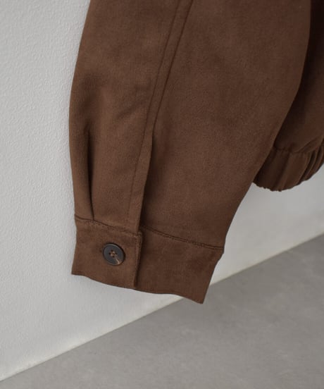 Fake Suede Volume Blouson t1911-586