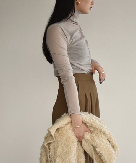 Centerseam Sheer Tops