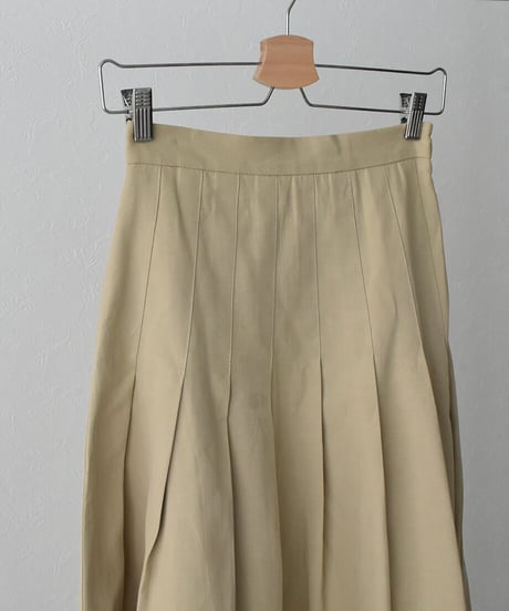 Pleats Flare Long Skirt bo2000-44