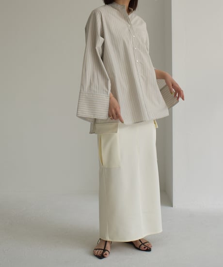 Slit Sleeve Shirt t1911-172