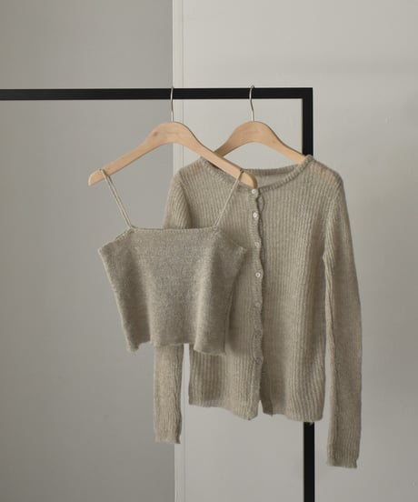 2piece Sheer Knit Cardigan t1911-344