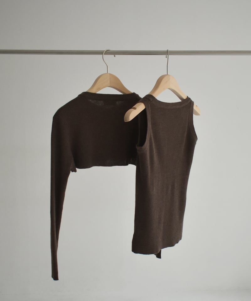 Rib Layered Knit Set | cizatto