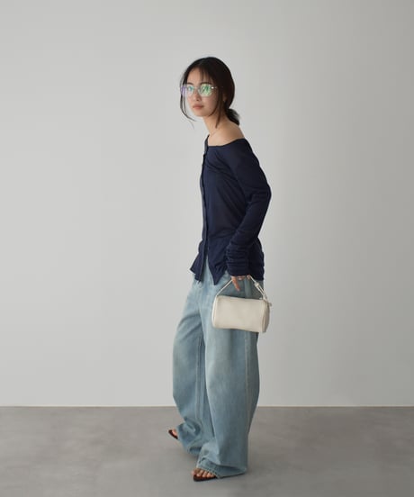 Offshoulder Sheer Cardigan t1911-414