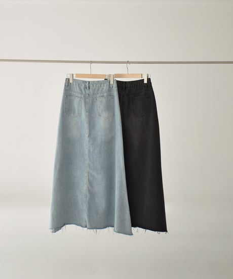 Denim Long Skirt bo2000-152
