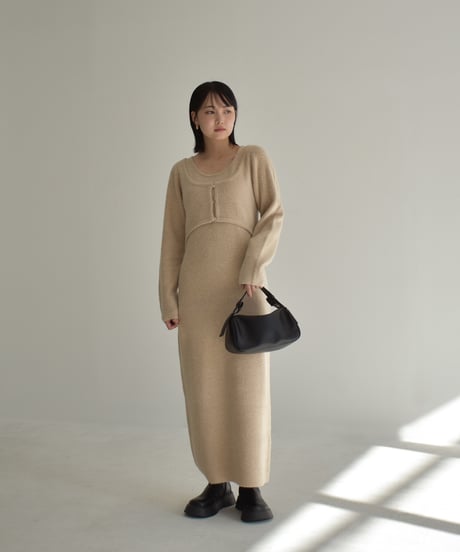 I Line Knit Onepiece op-0202009521